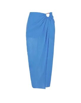 Aurora Midi Skirt - Beach Front