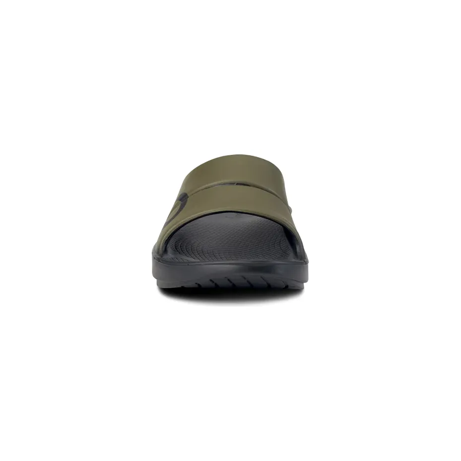OOFOS Unisex OOahh Sports Sandals in Tactical Green