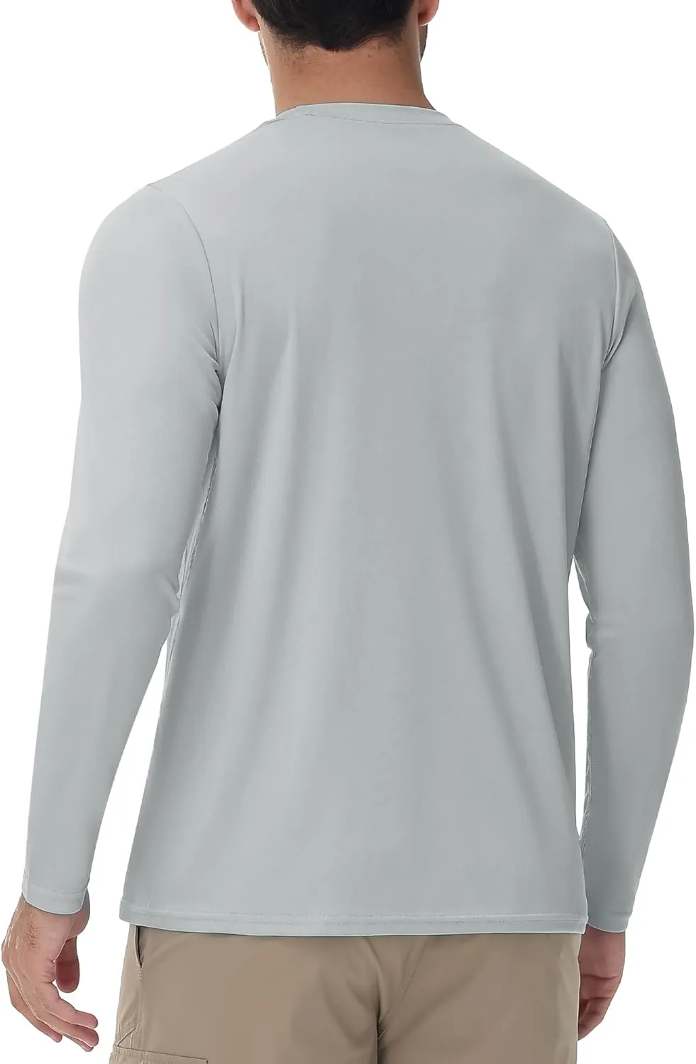 Runhit Men's UPF 50  Sun Protection Shirts Long Sleeve UV Swim Shirt Fishing Hiking Running Rash Guard Quick Dry Lightweight
